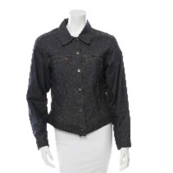 Gucci vintage dark denim jacket sizeS/m44 - Picture 5 of 6